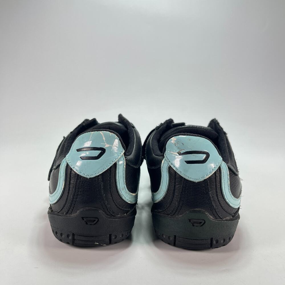 Diesel Active W Black Light Blue Leather Athletic Driving Shoes Women's Size 11 - Picture 4 of 10